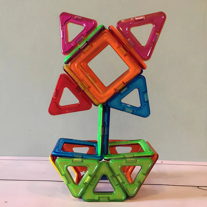 3D magnetni građevinski set blokova za djecu - 50 dijelova