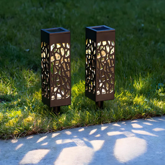 Baštenske solarne lampe sa senzorom 2 komada