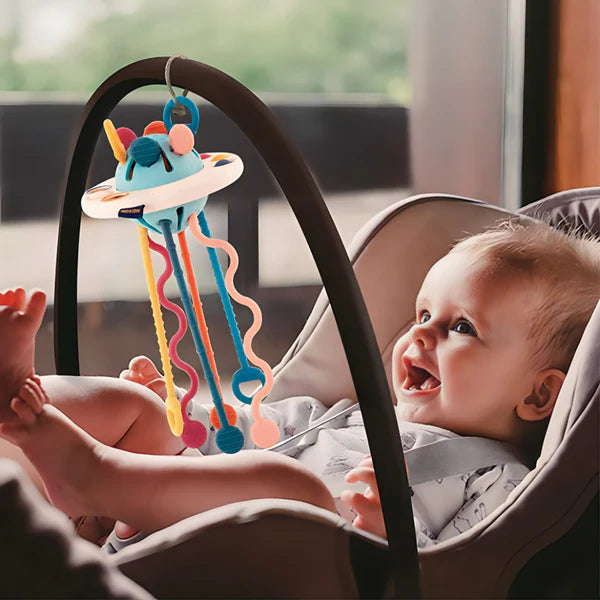 Edukativna igračka sa trakama za bebe i djecu – Montesori koncept