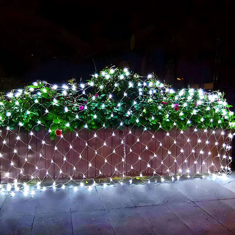 LED zavjesa - svjetlosne lampice za dekoraciju, mreža svjetiljki