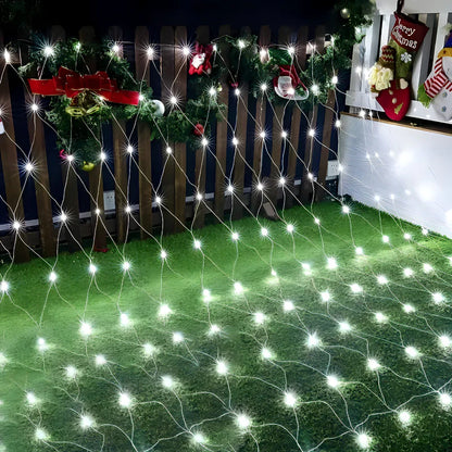 LED zavjesa - svjetlosne lampice za dekoraciju, mreža svjetiljki