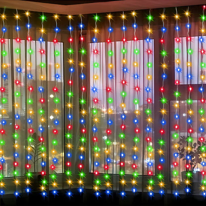 LED zavjesa - svjetlosne lampice za dekoraciju, mreža svjetiljki