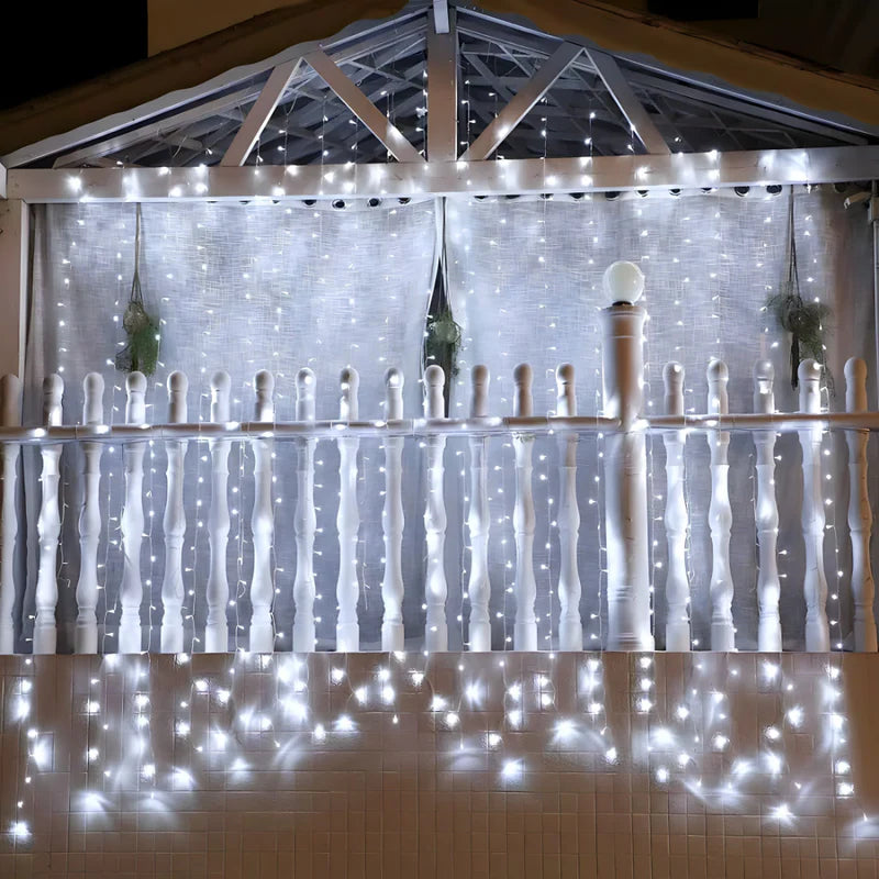 LED zavjesa - svjetlosne lampice za dekoraciju, mreža svjetiljki