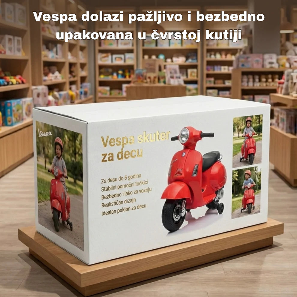 Električna Vespa - skuter za decu